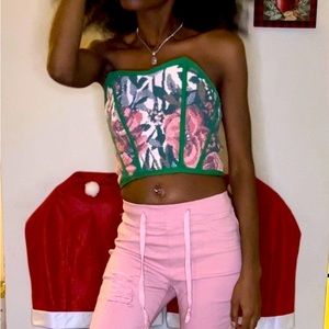 Floral Tapestry Corset